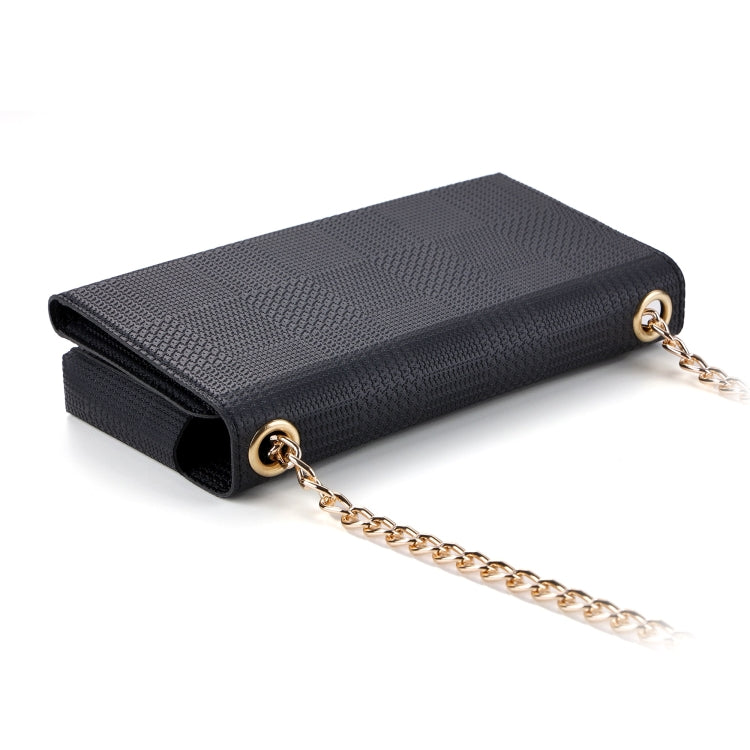 ViLi GHC Series Crossbody Bag RFID Leather Phone Case, 20 x 10 x 3.5cm(Black)