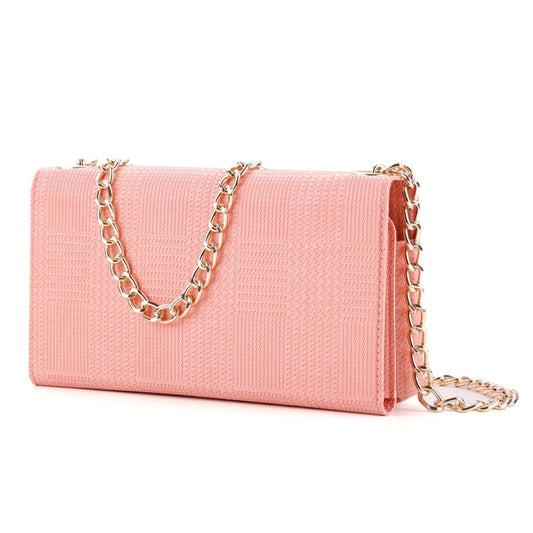 Sac bandoulière ViLi série GHC en cuir RFID pour téléphone, 20 x 10 x 3,5 cm (Rose)