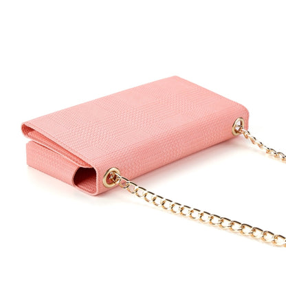 ViLi GHC Series Crossbody Bag RFID Leather Phone Case, 20 x 10 x 3.5cm(Pink)