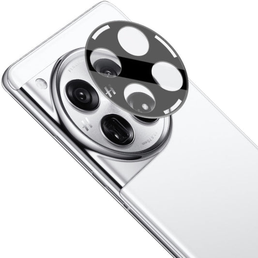 Pour OnePlus 12 5G Film de protection en verre pour objectif de caméra arrière IMAK Version noire