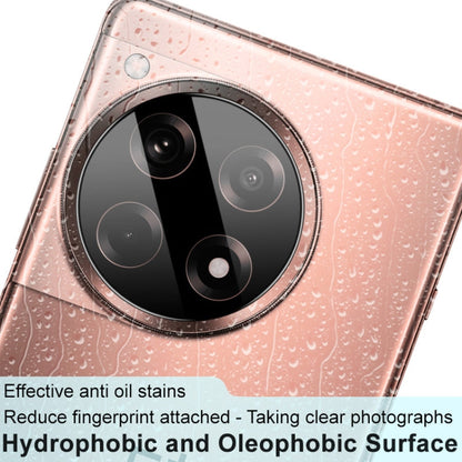 For OnePlus Ace 3 5G / 12R 5G IMAK Rear Camera Lens Glass Film Black Version