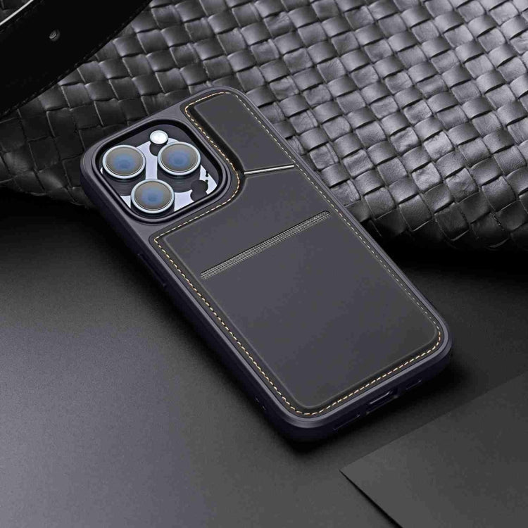 Pour iPhone 13 Pro, coque de téléphone DUX DUCIS Rafi II Series MagSafe Magnetic Holder RFID (noir)