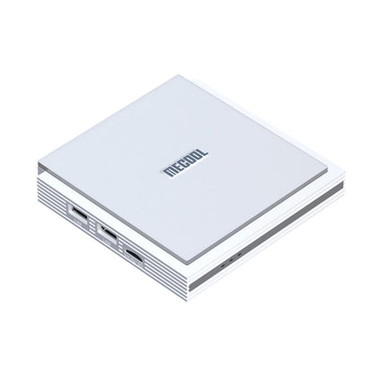 Boîtier TV Intelligent MECOOL KM2 Plus Android 11 Wi-Fi Double Bande avec Commande Vocale 4 Go + 32 Go, Prise AU (Blanc)