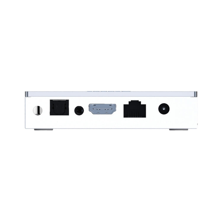 MECOOL KM2 Plus Android 11 Dual-band WiFi Smart Voice TV Box 4GB+32GB, US Plug(White)