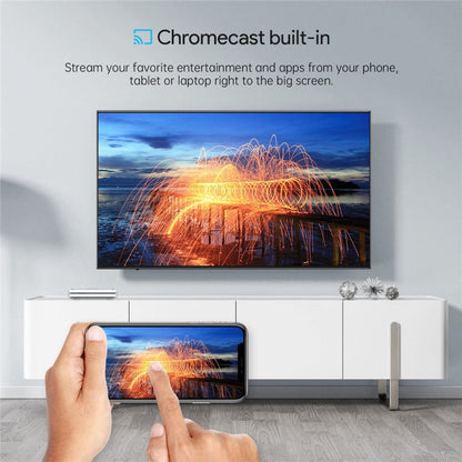 Boîtier TV Intelligent MECOOL KM2 Plus Android 11 Wi-Fi Double Bande avec Commande Vocale 4 Go + 32 Go, Prise AU (Blanc)