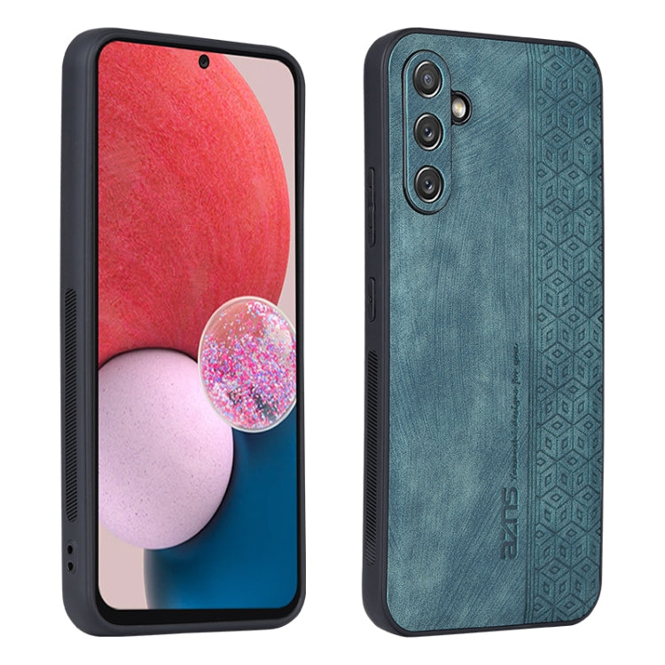 For Samsung Galaxy A54 5G AZNS 3D Embossed Skin Feel Phone Case(Dark Green)
