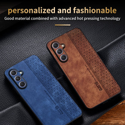 For Samsung Galaxy A55 5G AZNS 3D Embossed Skin Feel Phone Case(Black)