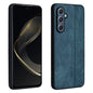 For Samsung Galaxy A55 5G AZNS 3D Embossed Skin Feel Phone Case(Dark Green)