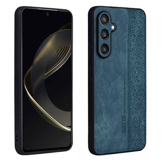 For Samsung Galaxy S24+ 5G AZNS 3D Embossed Skin Feel Phone Case(Dark Green)