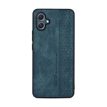 For Samsung Galaxy A05 AZNS 3D Embossed Skin Feel Phone Case(Dark Green)