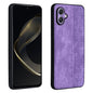 For Samsung Galaxy A05 AZNS 3D Embossed Skin Feel Phone Case(Purple)