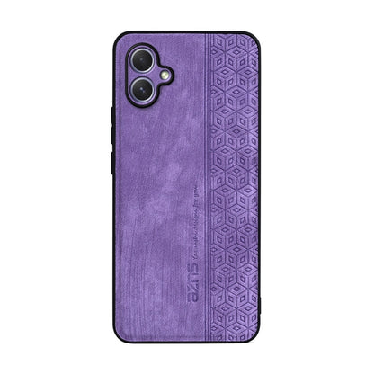 For Samsung Galaxy A05 AZNS 3D Embossed Skin Feel Phone Case(Purple)