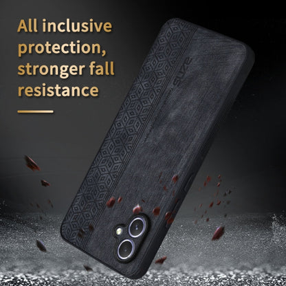 For Samsung Galaxy A05 AZNS 3D Embossed Skin Feel Phone Case(Purple)