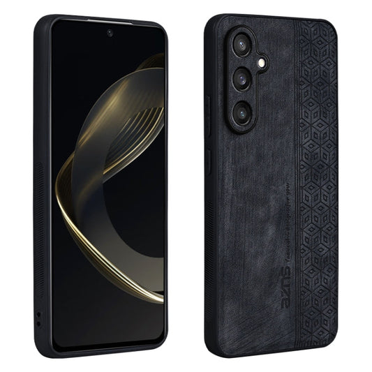 For Samsung Galaxy C55 / M55 AZNS 3D Embossed Skin Feel Phone Case(Black)