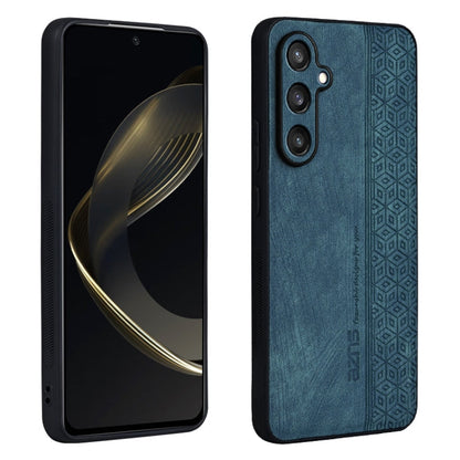 For Samsung Galaxy C55 / M55 AZNS 3D Embossed Skin Feel Phone Case(Dark Green)