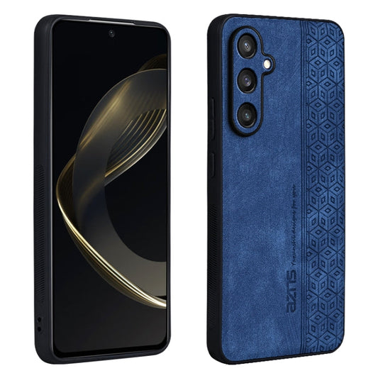 For Samsung Galaxy C55 / M55 AZNS 3D Embossed Skin Feel Phone Case(Sapphire Blue)