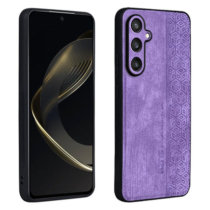 For Samsung Galaxy C55 / M55 AZNS 3D Embossed Skin Feel Phone Case(Purple)