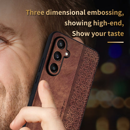 For Samsung Galaxy C55 / M55 AZNS 3D Embossed Skin Feel Phone Case(Purple)
