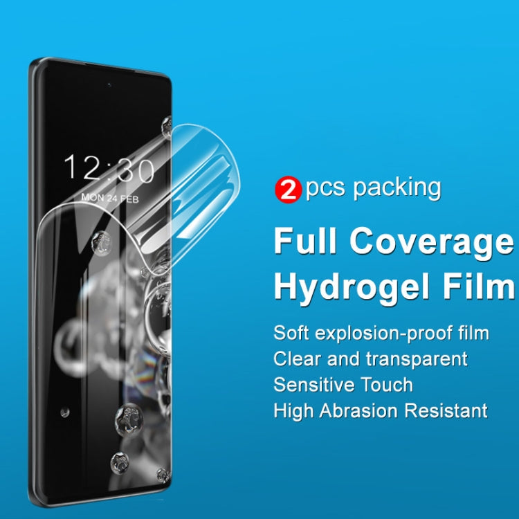 Pour Motorola Edge 40 Neo 5G 2 protections d'écran incurvées en hydrogel imak