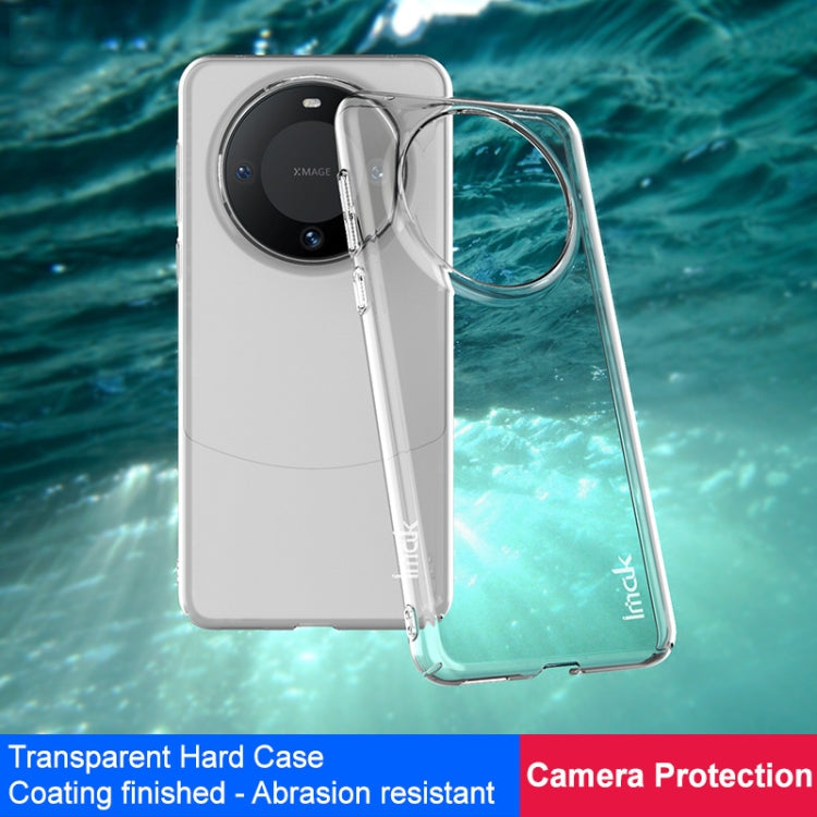 Pour Huawei Mate 60 Étui de téléphone en cristal résistant à l'usure imak Wing II Pro Series (transparent)