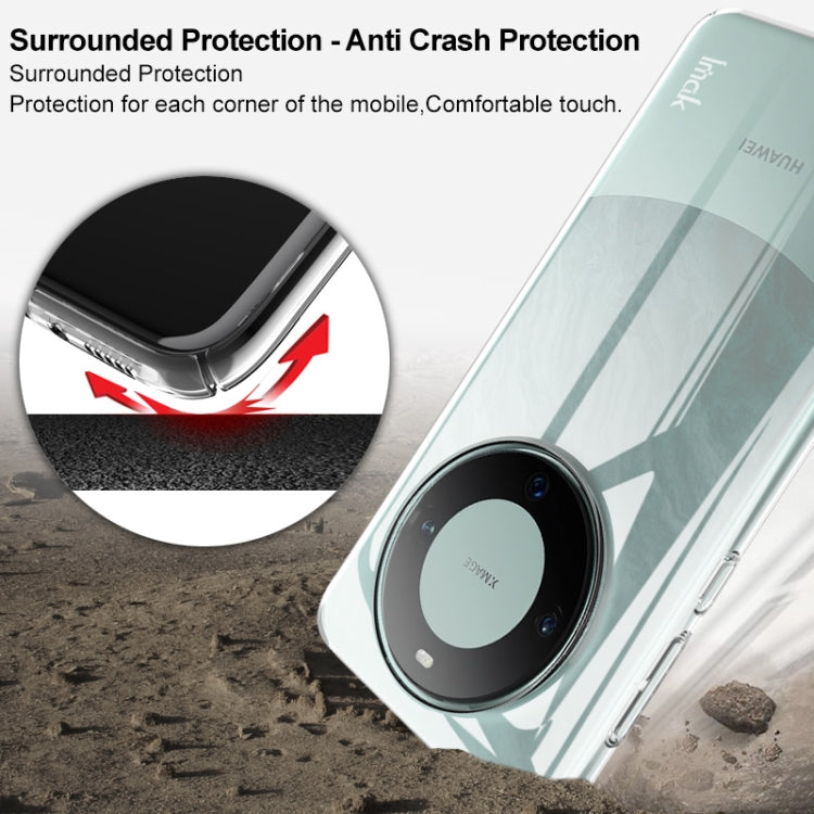 For Huawei Mate 60 Pro/60 Pro+ imak Wing II Pro Series Wear-resisting Crystal Phone Case(Transparent)