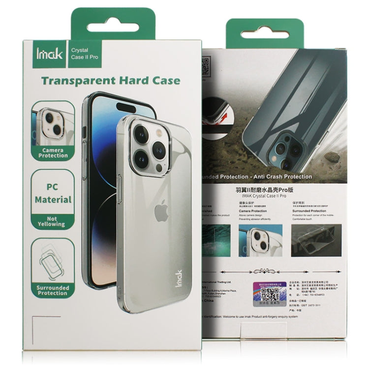 For Huawei Mate 60 Pro/60 Pro+ imak Wing II Pro Series Wear-resisting Crystal Phone Case(Transparent)