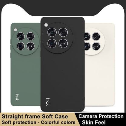 For OnePlus 12 5G imak UC-4 Series Straight Edge TPU Phone Case(White)