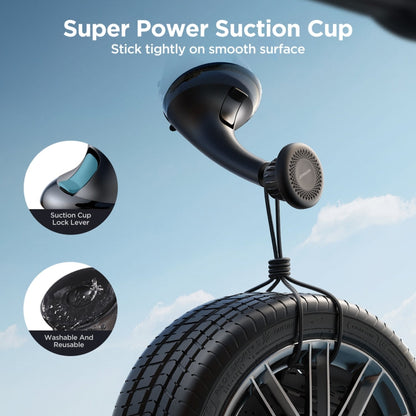 JOYROOM JR-ZS356 Magnetic Car Suction Cup Phone Holder(Black)
