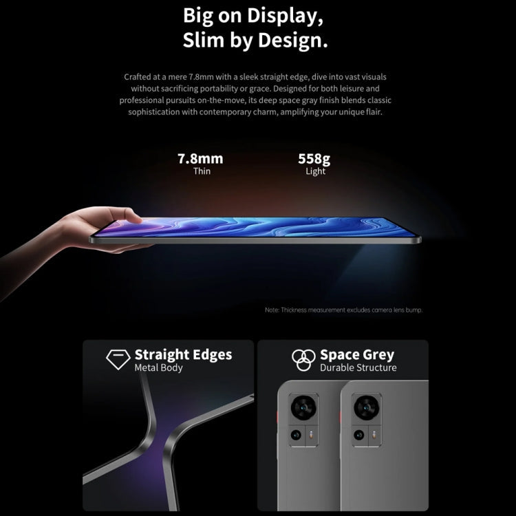 Teclast T60 4G LTE Tablet PC 12 inch, 8GB+256GB,  Android 14 Unisoc T616 Octa Core, Support Dual SIM