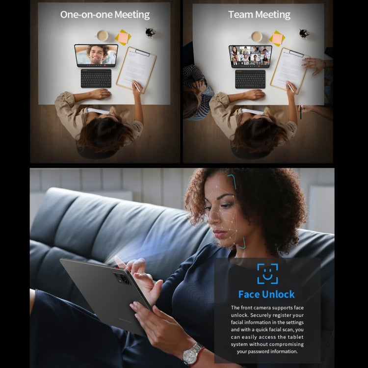 Teclast T60 4G LTE Tablet PC 12 inch, 8GB+256GB,  Android 14 Unisoc T616 Octa Core, Support Dual SIM