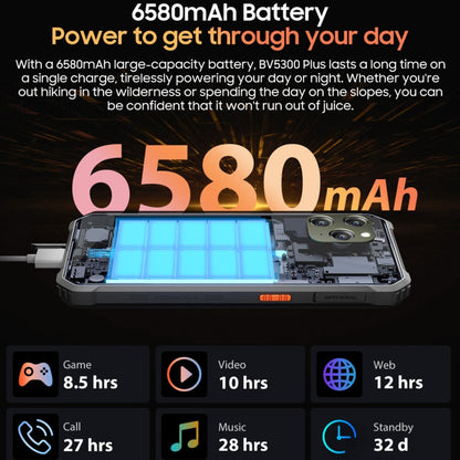 [Entrepôt HK] Blackview BV5300 Plus, 8GB+128GB, IP68/IP69K/MIL-STD-810H, 6,1 pouces Android 13 MediaTek Helio G72 Octa Core, Réseau: 4G, OTG(Vert)