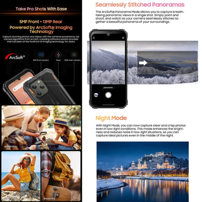 [Entrepôt HK] Blackview BV5300 Plus, 8GB+128GB, IP68/IP69K/MIL-STD-810H, 6,1 pouces Android 13 MediaTek Helio G72 Octa Core, Réseau: 4G, OTG(Vert)