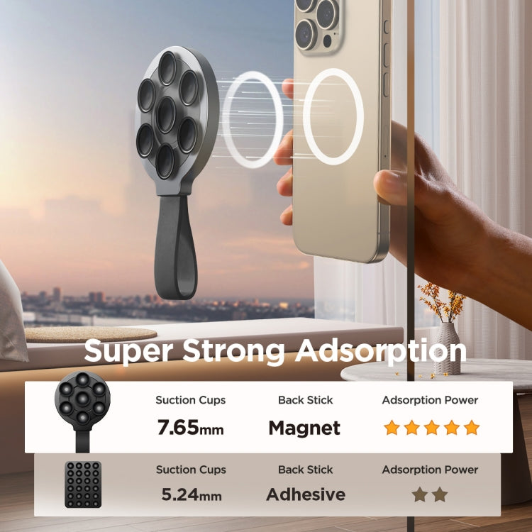 JOYROOM JR-ZS393 Suction Cup Magnetic Phone Holder(Black)