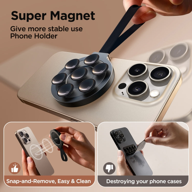 JOYROOM JR-ZS393 Suction Cup Magnetic Phone Holder(Black)