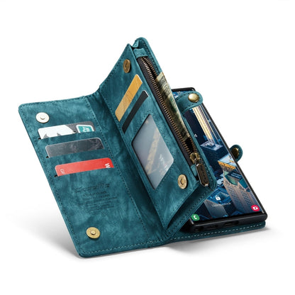 For Samsung Galaxy S24 Ultra 5G CaseMe 008 Detachable Multifunctional Leather Phone Case(Blue)