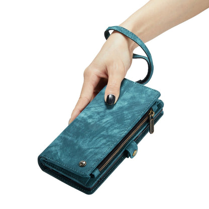 For Samsung Galaxy S24 Ultra 5G CaseMe 008 Detachable Multifunctional Leather Phone Case(Blue)