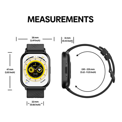 Zeblaze GTS 3 2.03 inch IP68 Waterproof Smart Bluetooth Call Watch(Blue)