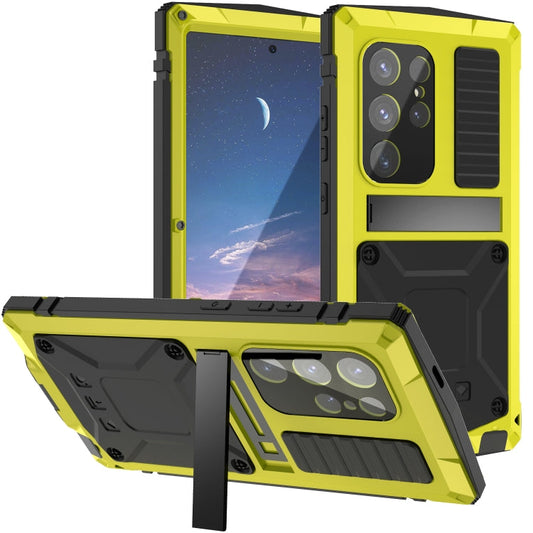 For Samsung Galaxy S24 Ultra 5G R-JUST Life Waterproof Dustproof Shockproof Phone Case(Yellow)