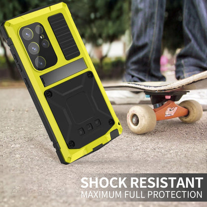 For Samsung Galaxy S24 Ultra 5G R-JUST Life Waterproof Dustproof Shockproof Phone Case(Yellow)