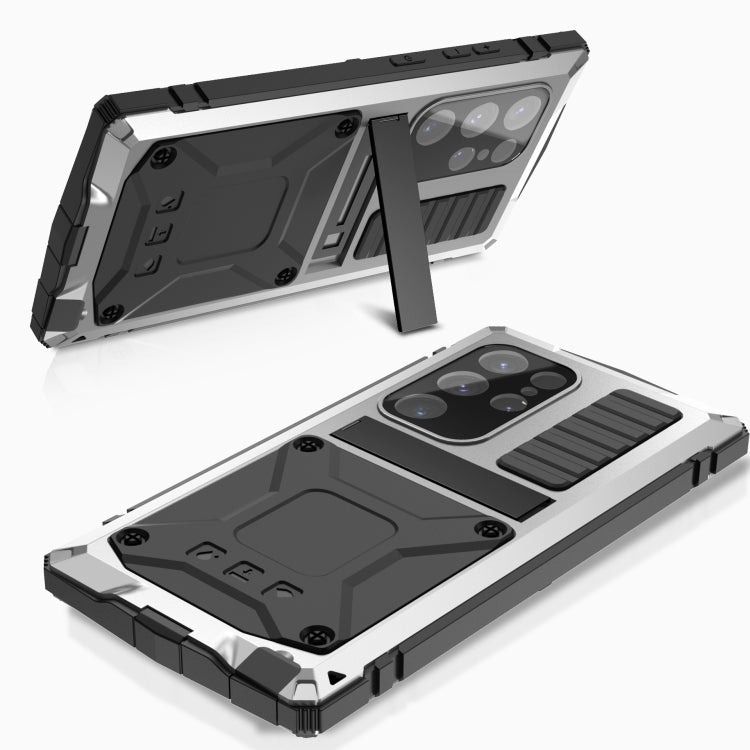 For Samsung Galaxy S24 Ultra 5G R-JUST Life Waterproof Dustproof Shockproof Phone Case(Silver)