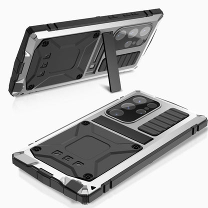 For Samsung Galaxy S24 Ultra 5G R-JUST Life Waterproof Dustproof Shockproof Phone Case(Silver)