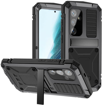 For Samsung Galaxy S24+ 5G R-JUST Life Waterproof Dustproof Shockproof Phone Case(Black)