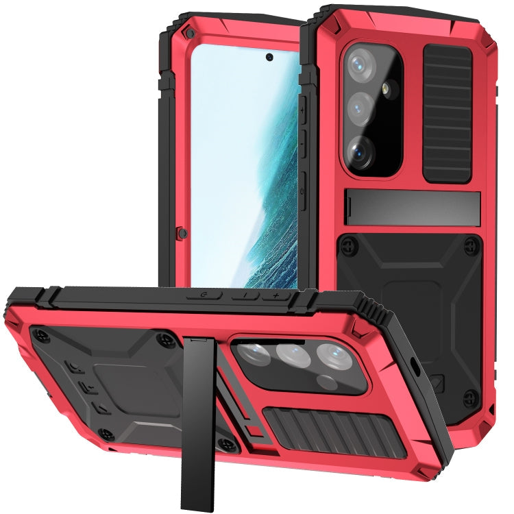For Samsung Galaxy S24+ 5G R-JUST Life Waterproof Dustproof Shockproof Phone Case(Red)
