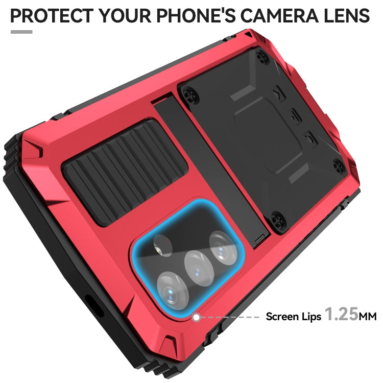 For Samsung Galaxy S24+ 5G R-JUST Life Waterproof Dustproof Shockproof Phone Case(Red)