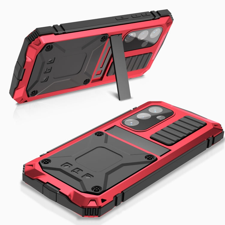 For Samsung Galaxy S24+ 5G R-JUST Life Waterproof Dustproof Shockproof Phone Case(Red)
