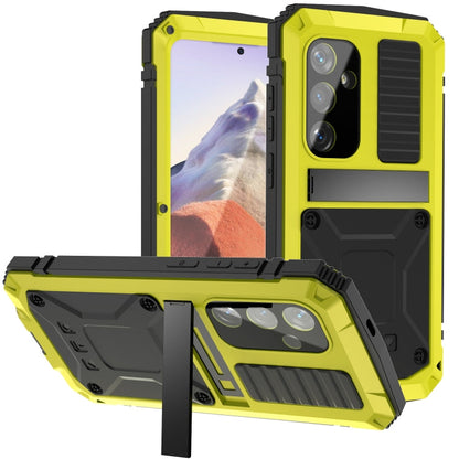 For Samsung Galaxy S24 5G R-JUST Life Waterproof Dustproof Shockproof Phone Case(Yellow)