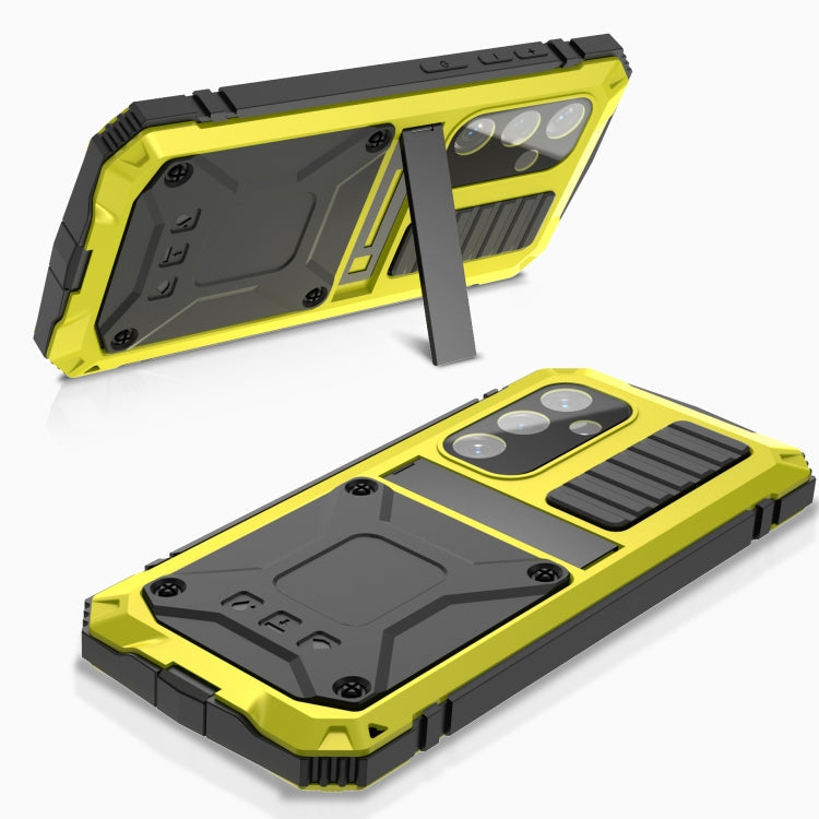 For Samsung Galaxy S24 5G R-JUST Life Waterproof Dustproof Shockproof Phone Case(Yellow)