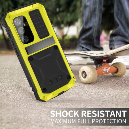 For Samsung Galaxy S24 5G R-JUST Life Waterproof Dustproof Shockproof Phone Case(Yellow)