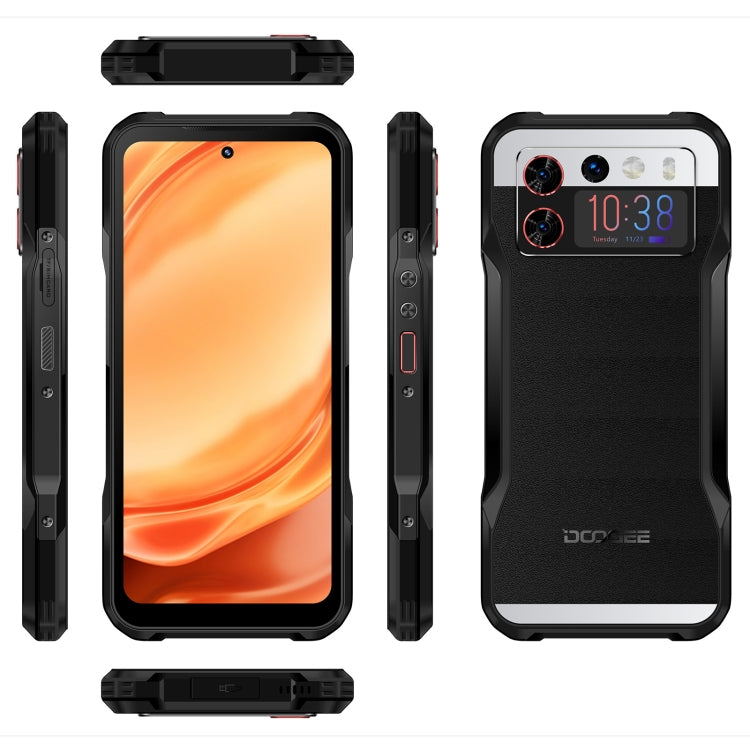[HK Warehouse] DOOGEE V20S, 12GB+256GB, Side Fingerprint, 6.43 inch Android 13 Dimensity 6020 Octa Core 2.2GHz, Network: 5G, OTG, NFC, Support Google Pay(Black)