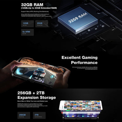 [HK Warehouse] DOOGEE V20S, 12GB+256GB, Side Fingerprint, 6.43 inch Android 13 Dimensity 6020 Octa Core 2.2GHz, Network: 5G, OTG, NFC, Support Google Pay(Black)